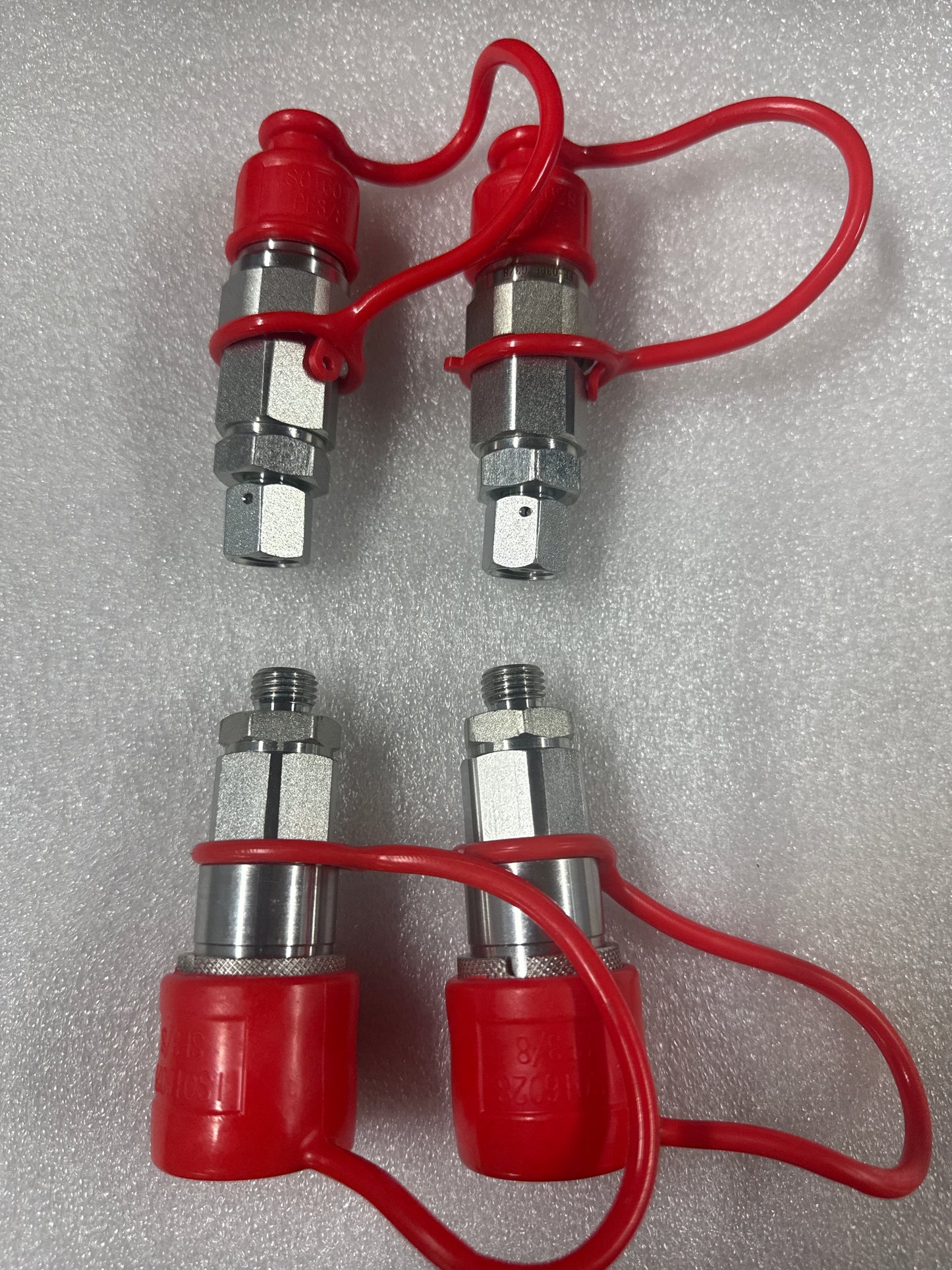 Hydraulic Couplers with Adapters
