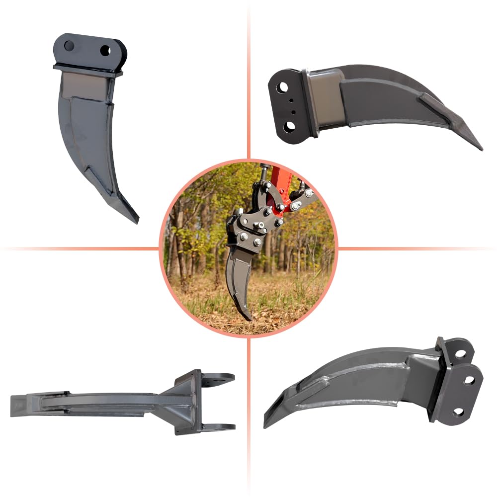 HUAYEE 1-1.8 Ton Mini Excavator Ripper with Pins - Heavy-Duty Soil Ripper Attachment for Efficient Land Cultivation & Construction