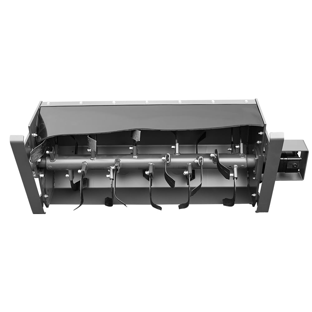 HUAYEE Rotary Tiller Attachment for Skid Steer Loaders - Ideal for Farmland, Garden & More - USA Stock