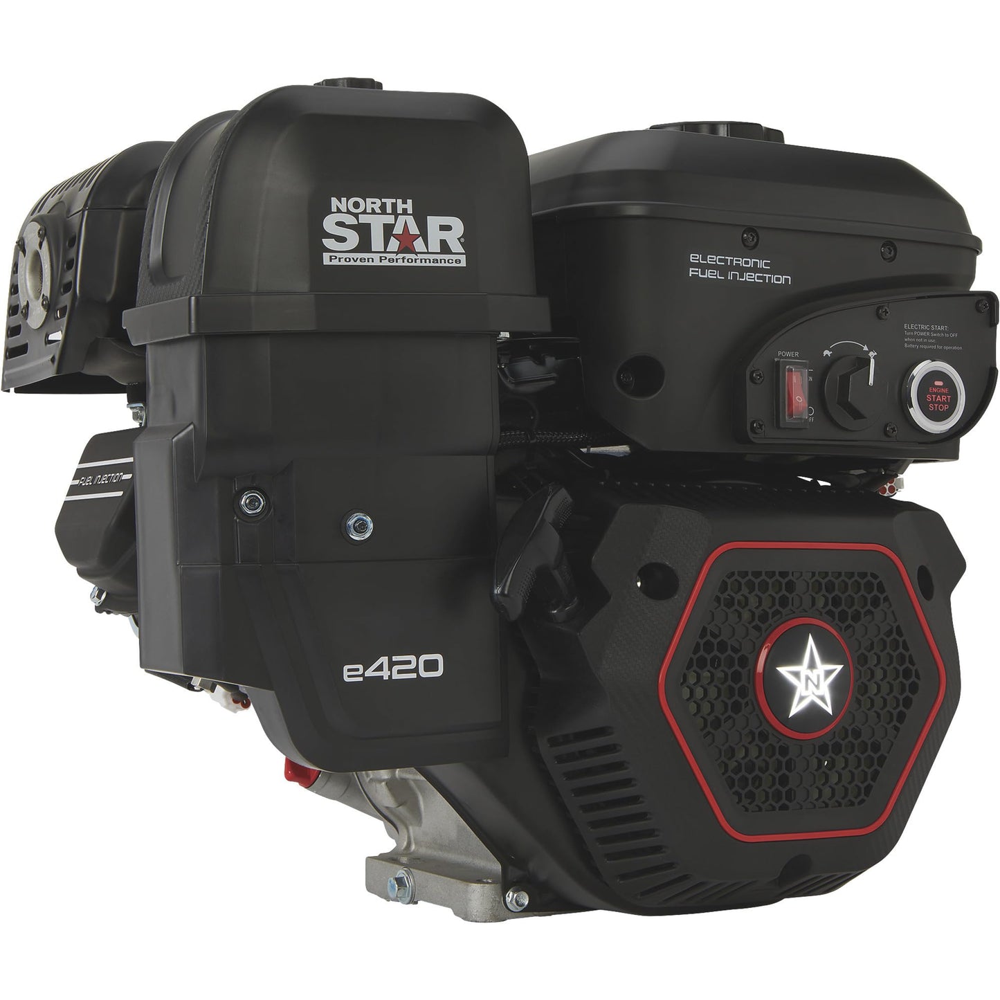NorthStar e420 EFI Horizontal OHV Engine with Electric Start — 420cc, 1in. x 3.48in. Shaft