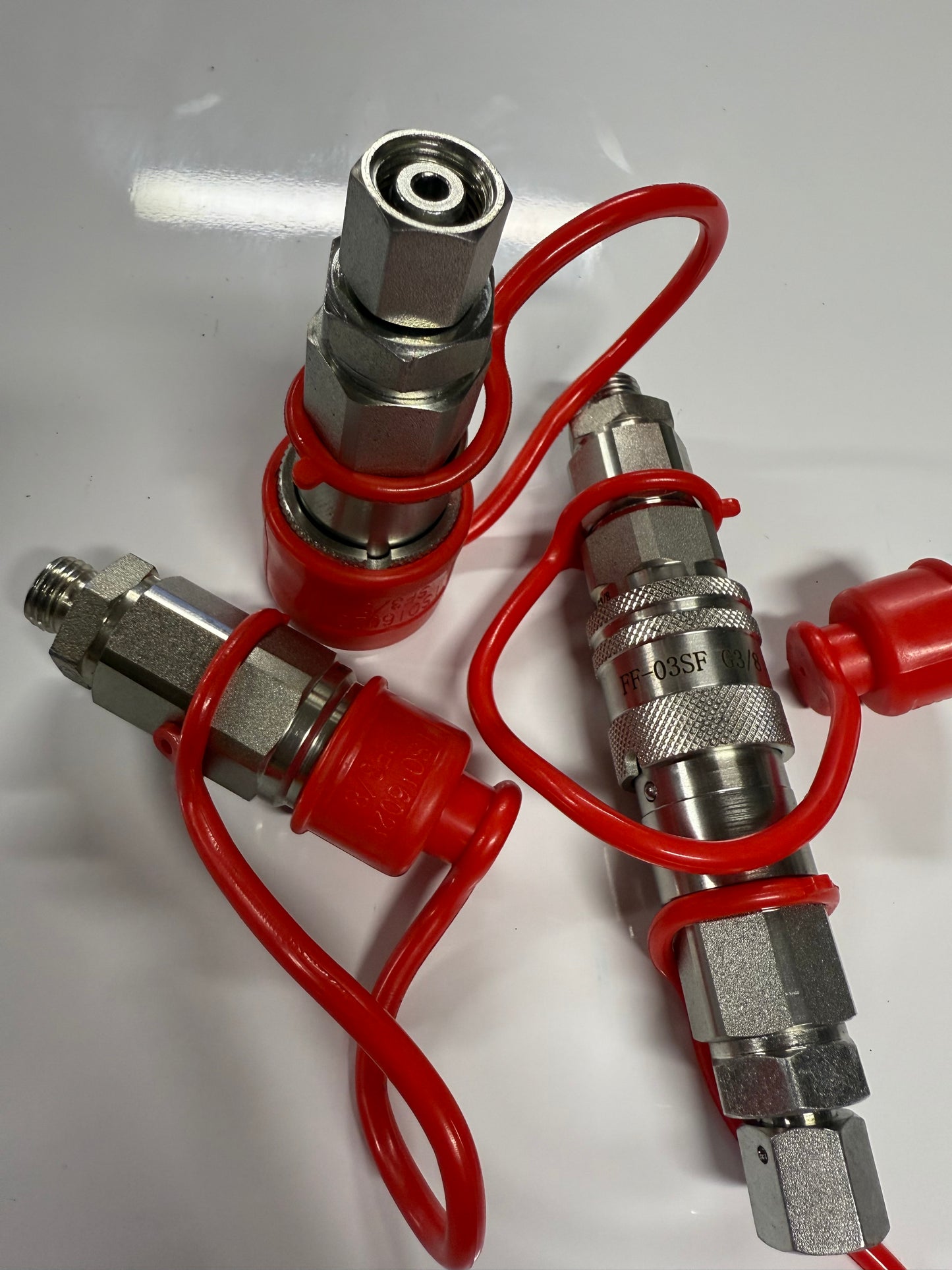 Hydraulic Couplers with Adapters