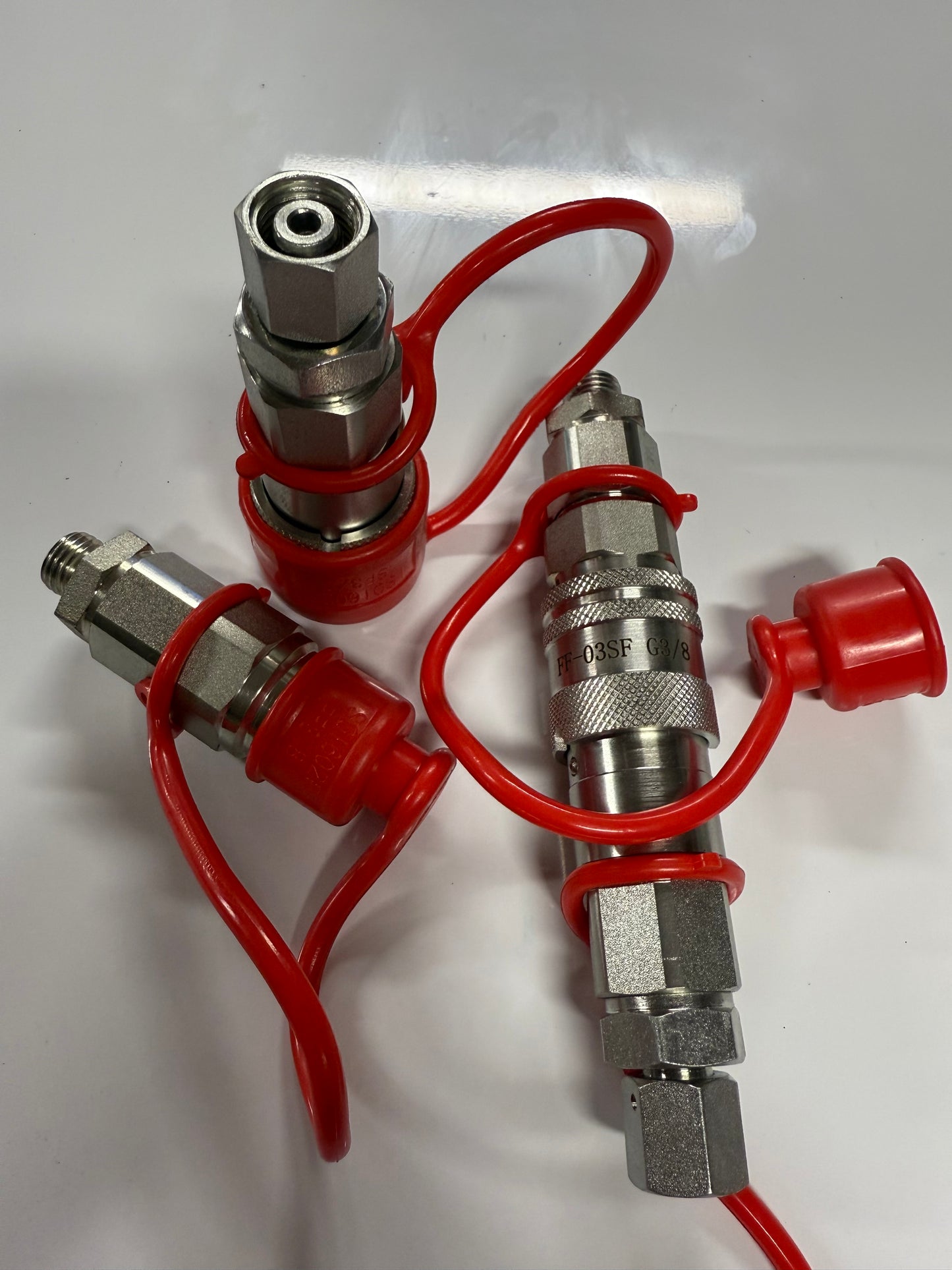 Hydraulic Couplers with Adapters