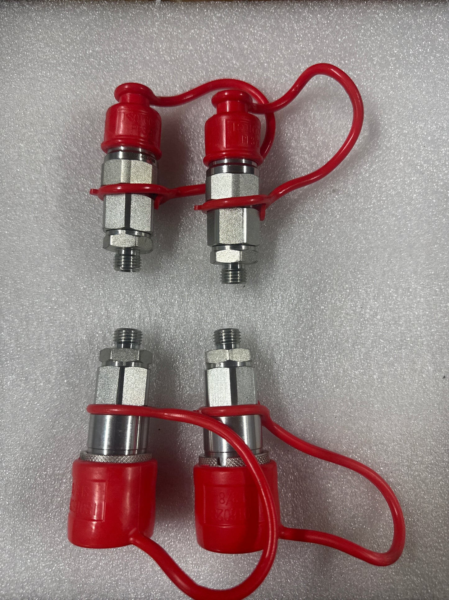 Hydraulic Couplers with Adapters