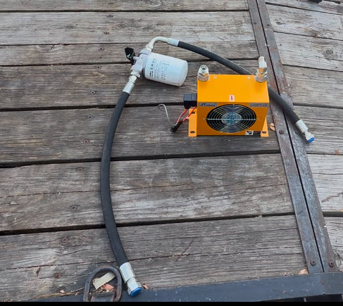 QH12 Style Hydraulic Cooler and Filter Kit