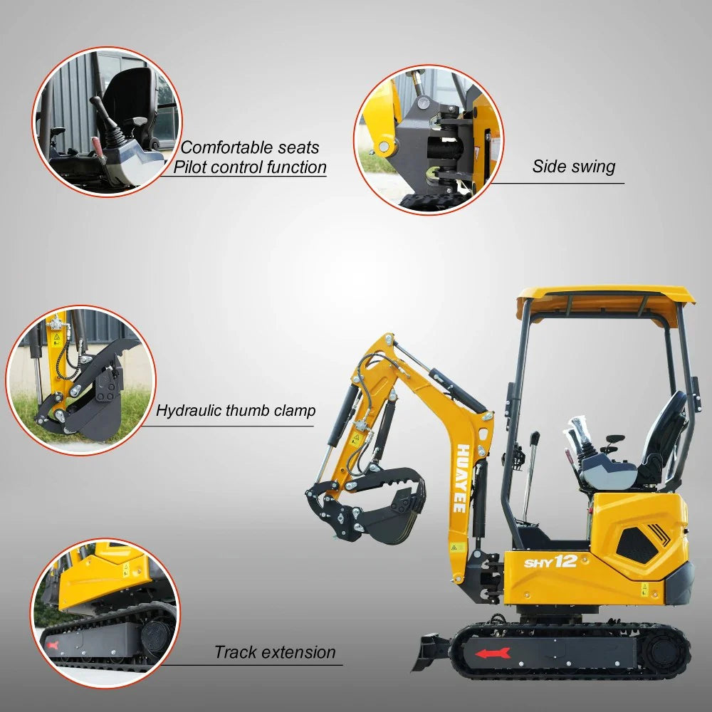 HUAYEE SHY12 Mini Excavator