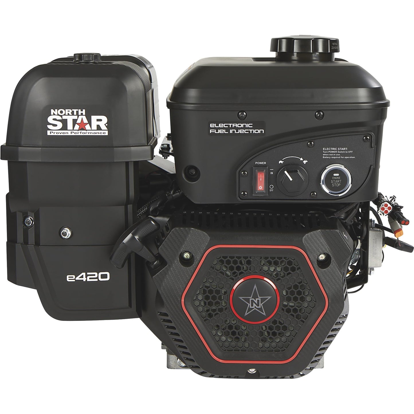 NorthStar e420 EFI Horizontal OHV Engine with Electric Start — 420cc, 1in. x 3.48in. Shaft