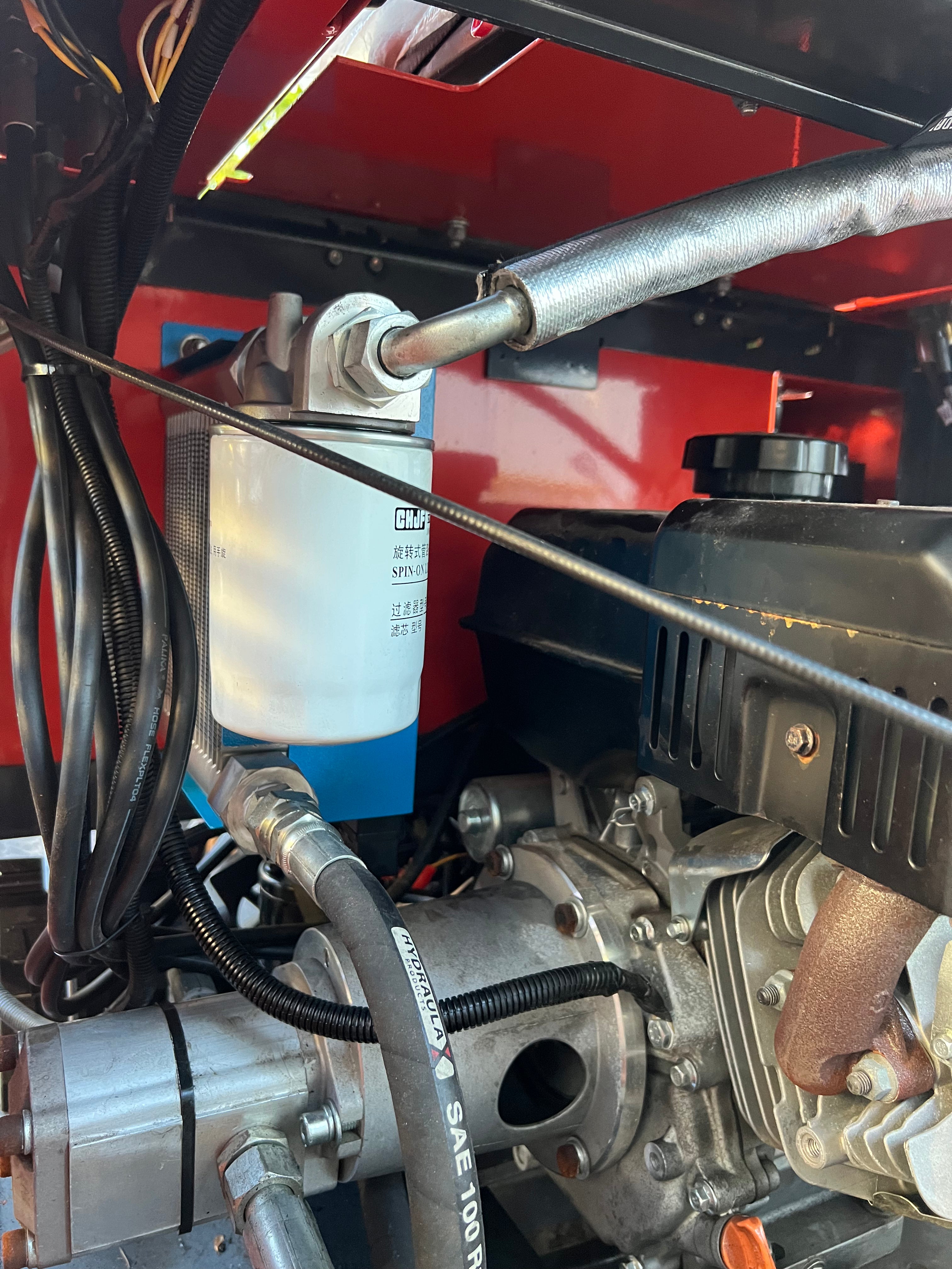 H15/H15R Style Complete Hydraulic Cooler and Filter Kit