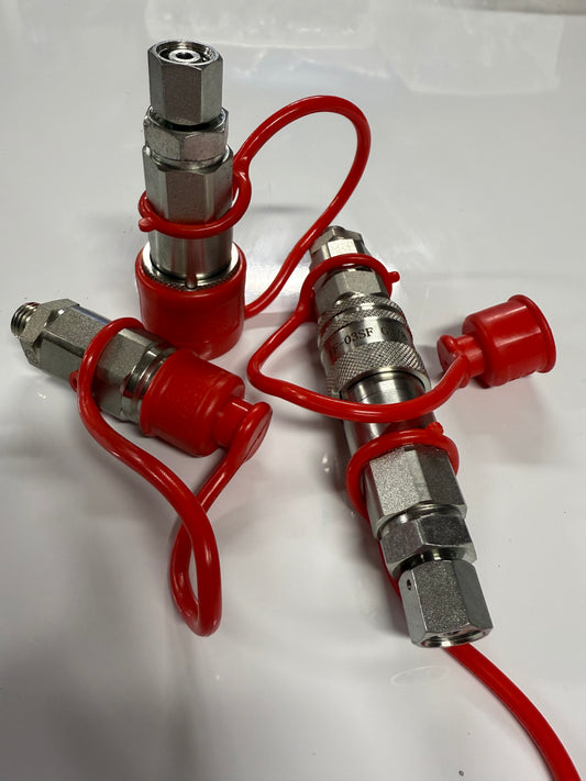 Hydraulic Couplers with Adapters