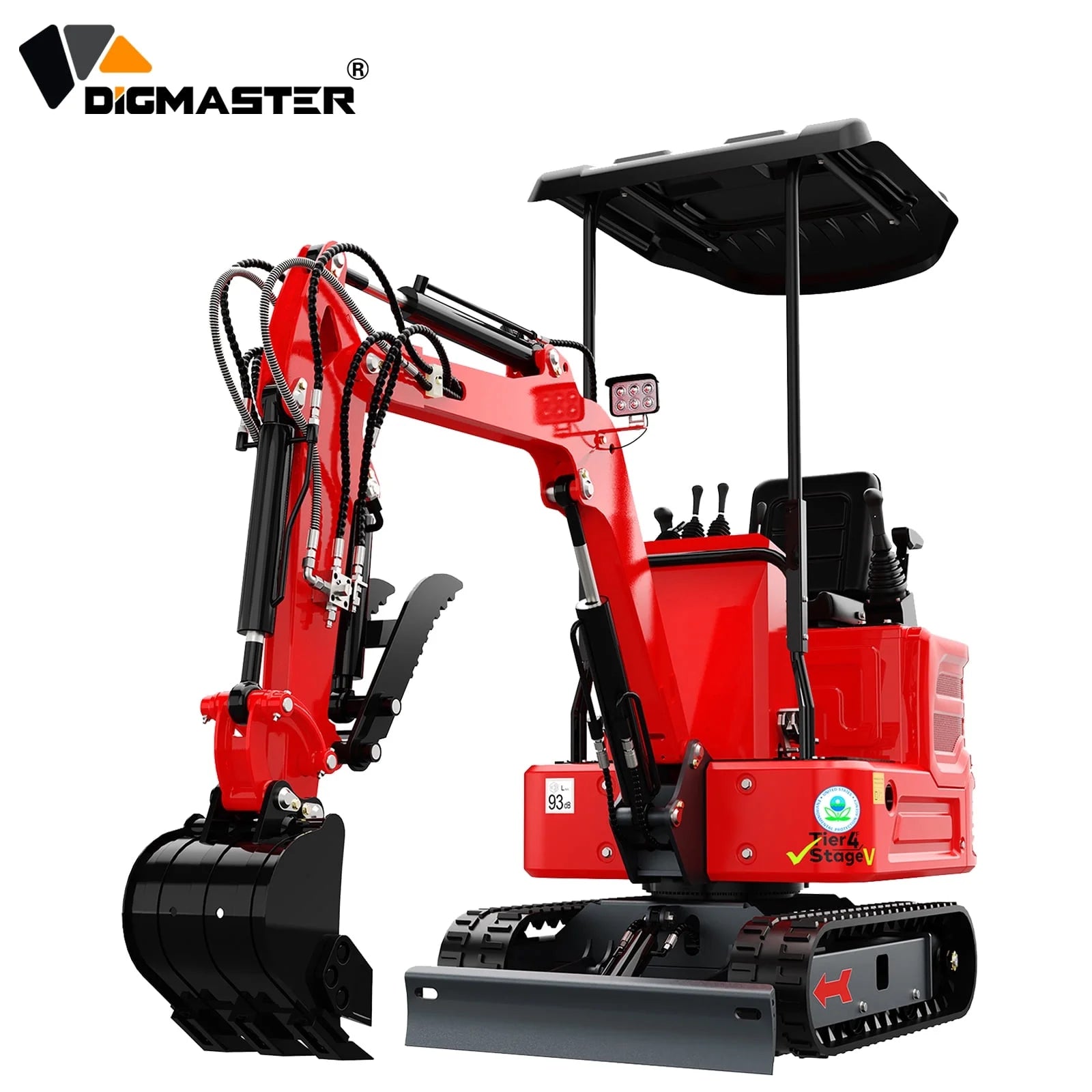 DIGMASTER DS2000 Pro Mini Excavator 1.2 Ton (Build it Yourself)