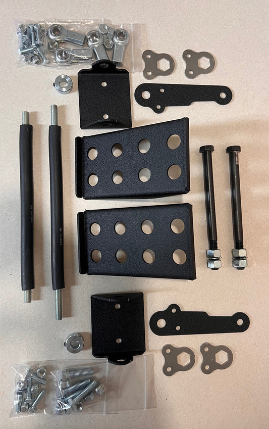 1 ton mini excavator pedal kit powder coated (pre order)