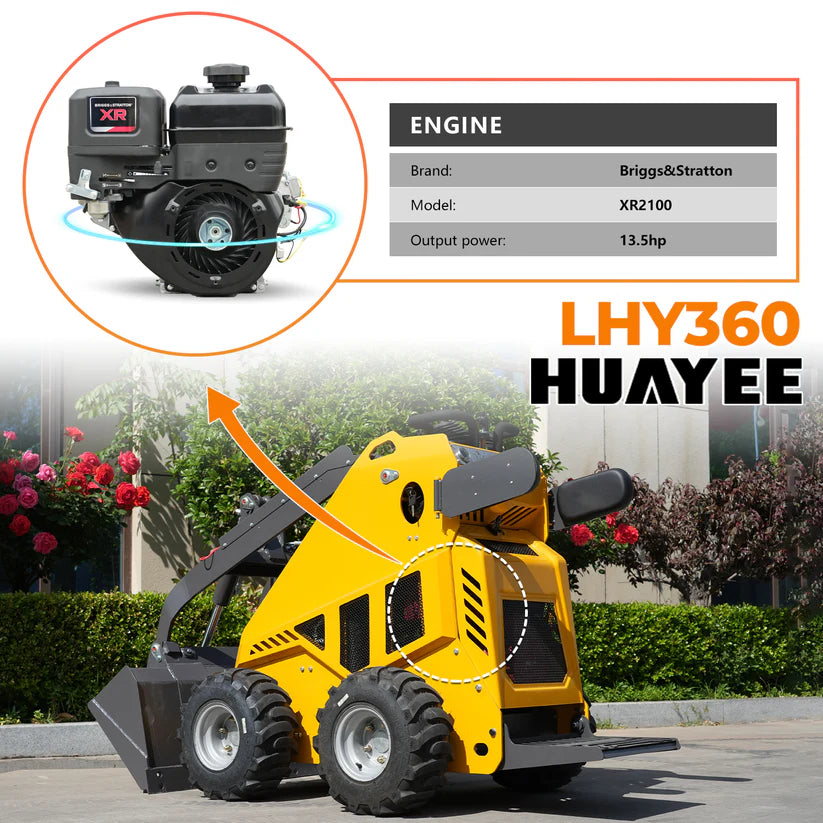 HUAYEE LHY360 Mini Skid Steer Loader