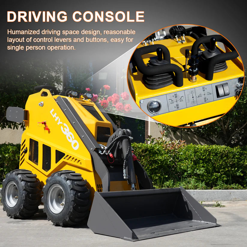 HUAYEE LHY360 Mini Skid Steer Loader