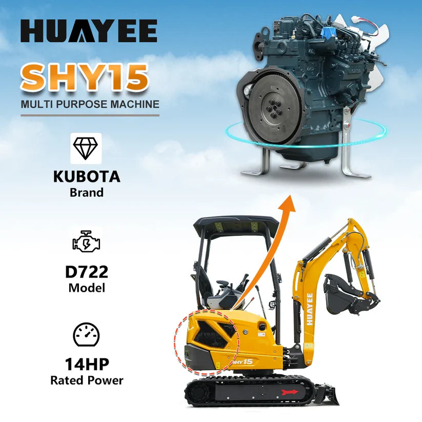HUAYEE SHY15 Mini Excavator