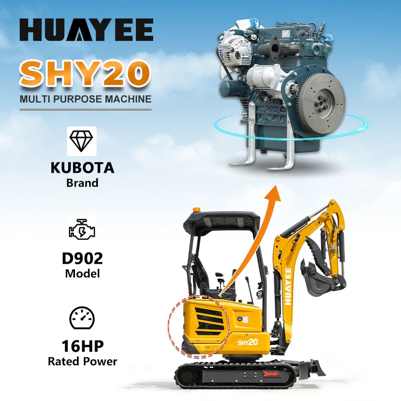 HUAYEE SHY20 Mini Excavator