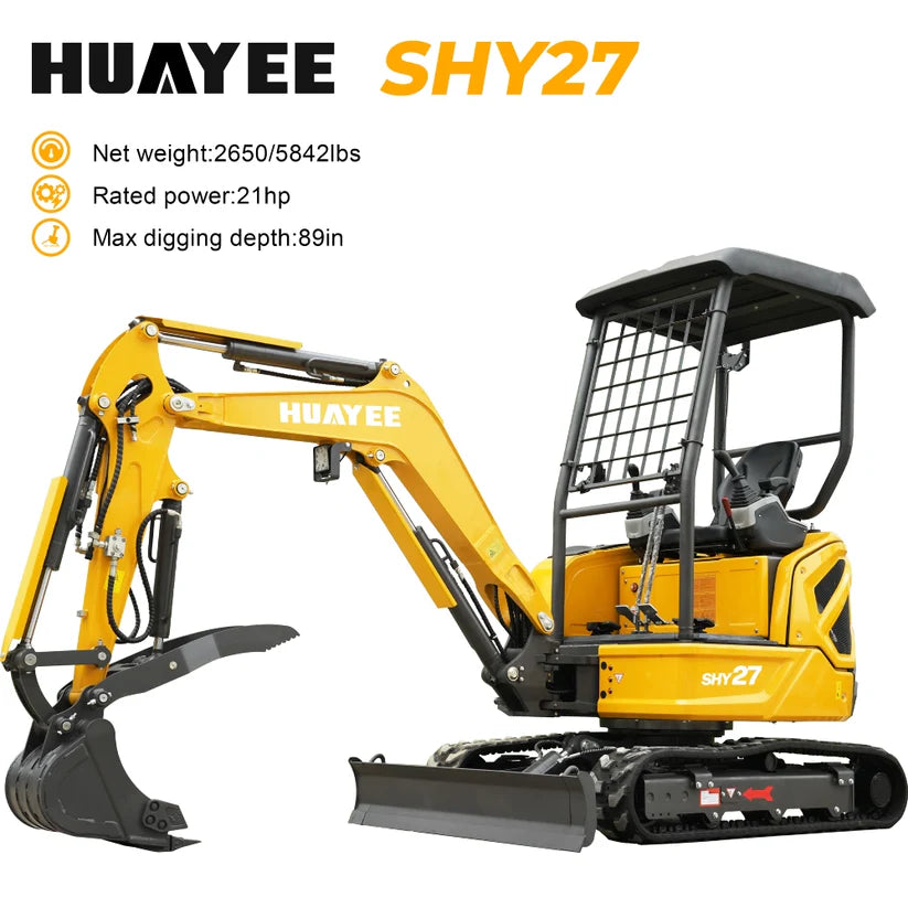 HUAYEE SHY27 Mini Excavator