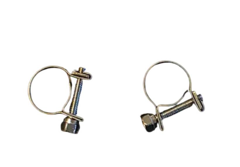 8mm / 5/16" Fuel Injection Style Hose Clamp, Pair
