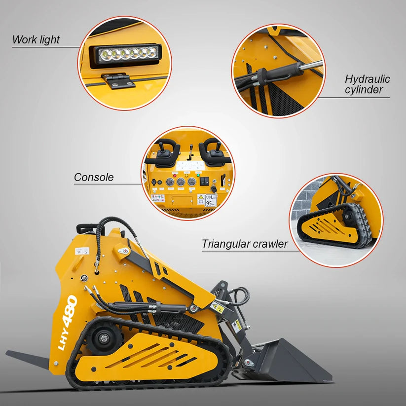 HUAYEE LHY480 Mini Skid Steer Loader