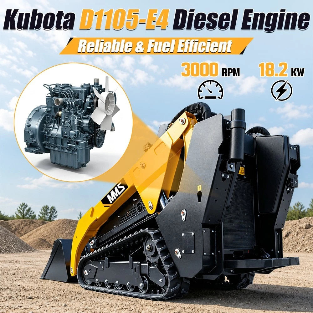 MMS MS1000 Mini Skid Steer Loader V1000 FREE SHIPPING